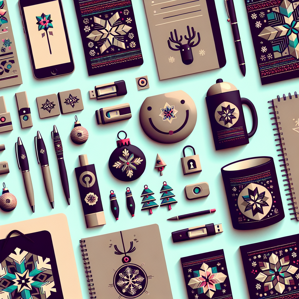 Gadżety świąteczne z logo firmy: pomysły na 2024