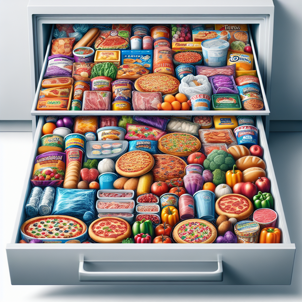 Czy zamrażarka szufladowa nadaje się do przechowywania dużych ilości żywności?